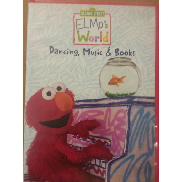 Elmos World Sesame Street DVD Dancing Music & Books 2001 Through Eyes 3 Year Old - Picture 1 of 3